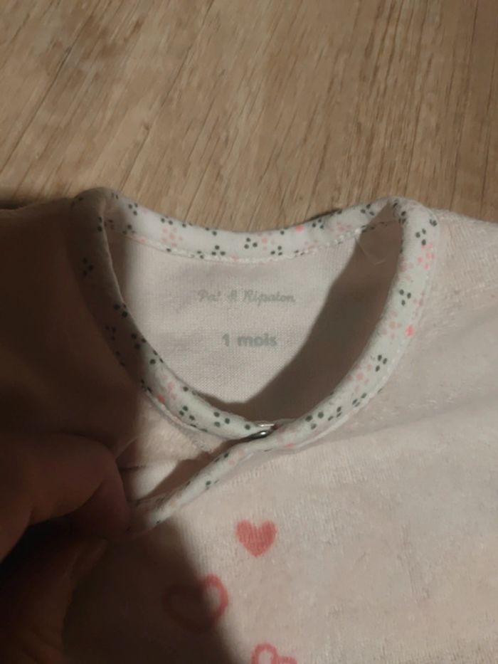Pyjama/grenouillère velours - photo numéro 3