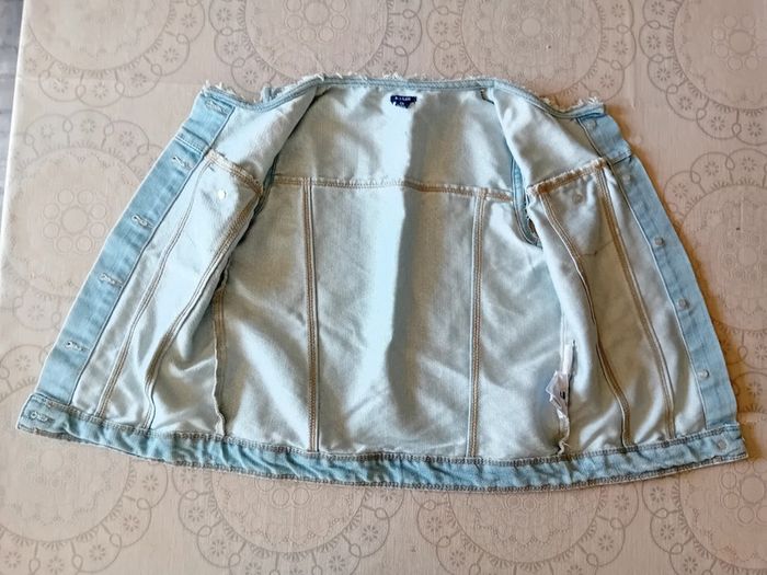Veste en jean sans manches 12 ans - photo numéro 2