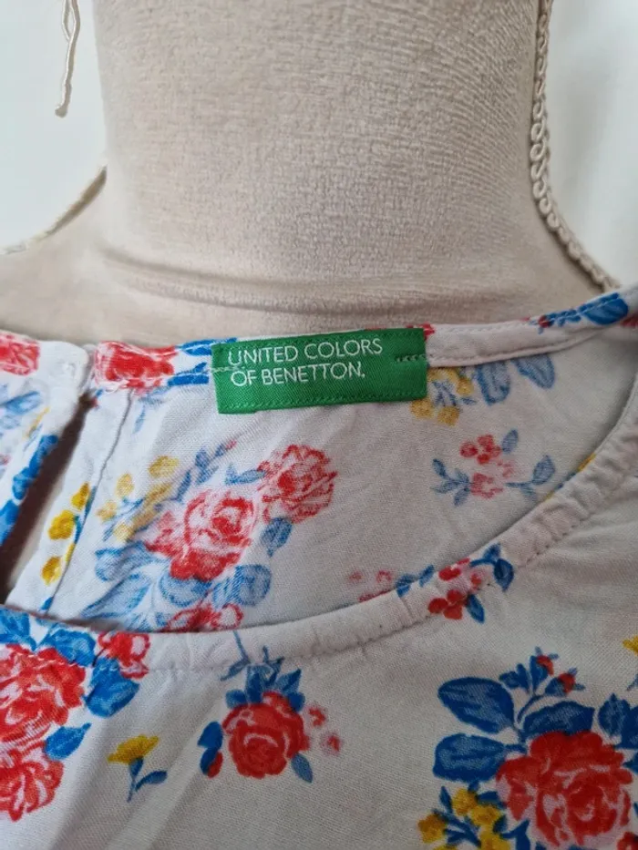 Robe benetton fleurie - photo numéro 4