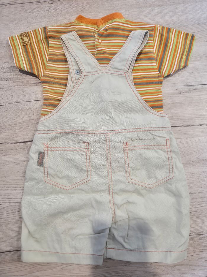 Ensemble salopette avec tee-shirt Simba, Disneyland Paris, 18 mois - photo numéro 3