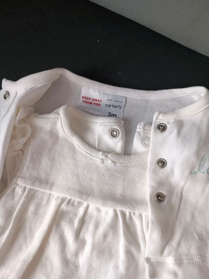 Robe avec body intégré et cardigan - photo numéro 3