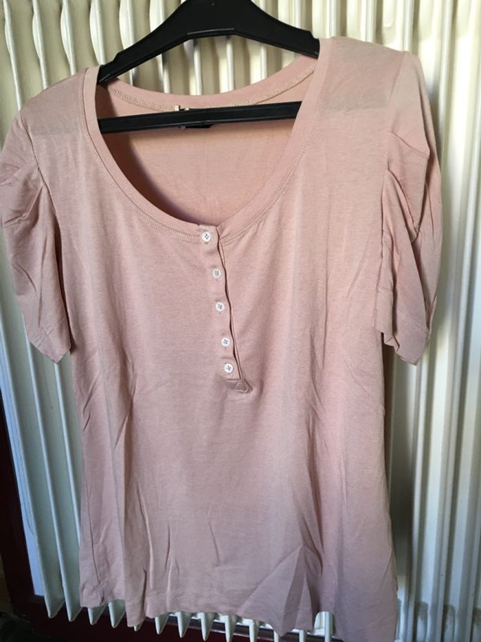 Tee shirt rosé