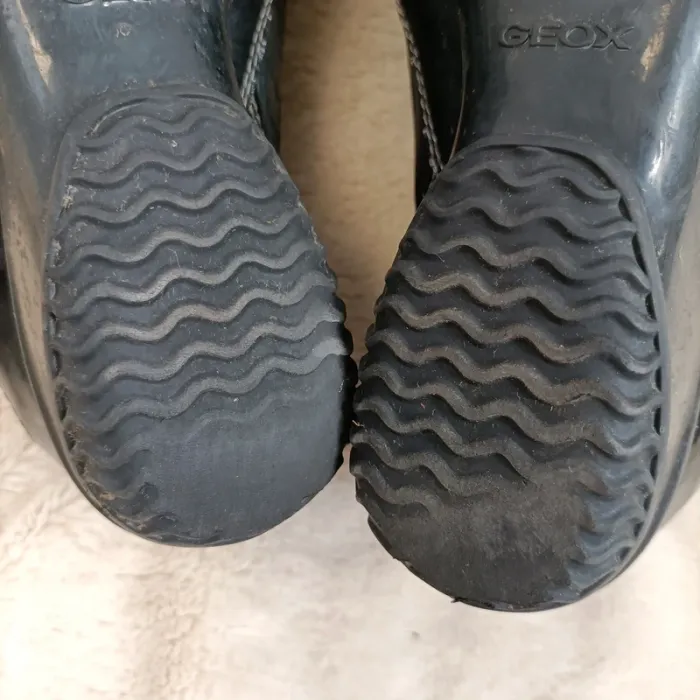 basket talons haut noires fantaisie geox cuir synthétique 38 - photo numéro 10
