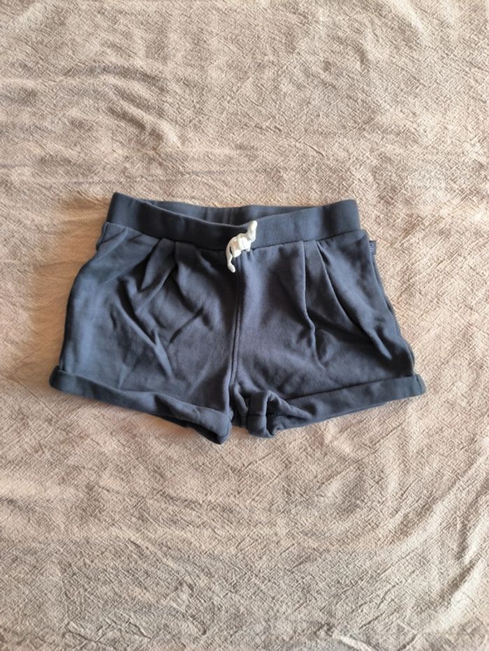 Short fille Obaibi 18mois bleu marine