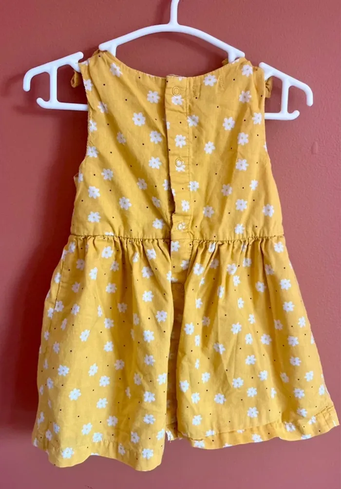 Robe fleurie jaune Kiabi - photo numéro 2