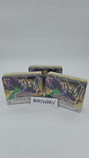 Lots de 3 Display officielles Yu-Gi-Oh ! Desastre des Dimensionsl