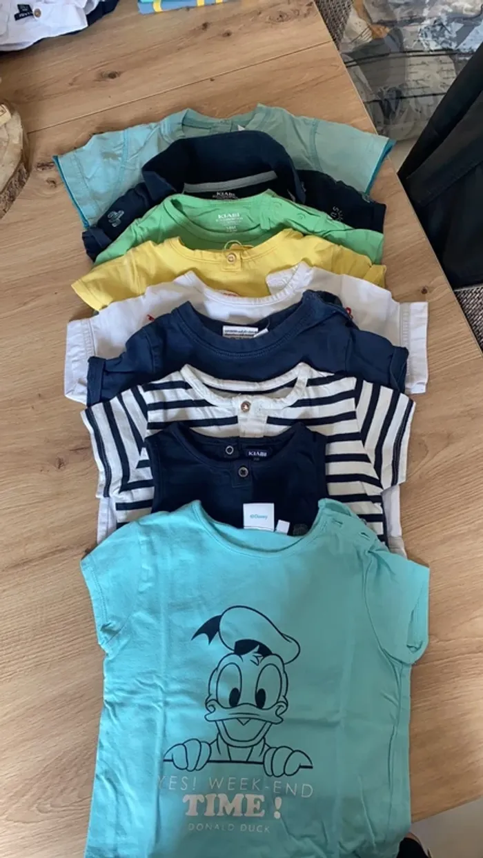Lot de 9 t shirt