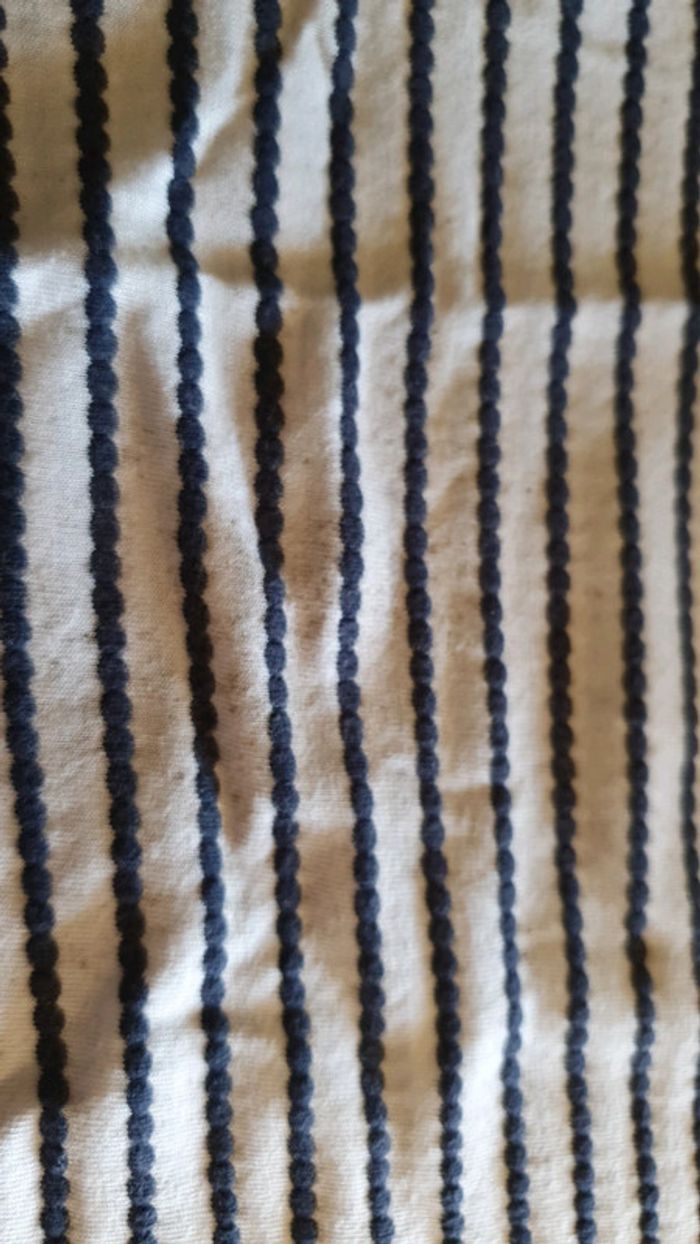 tee shirt okaidi col Claudine rayure bleu - photo numéro 4