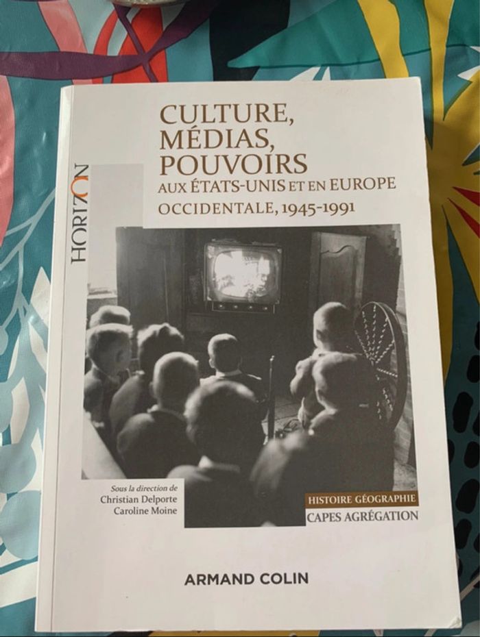 Livre Histoire Géographie : Culture, Médias, pouvoirs