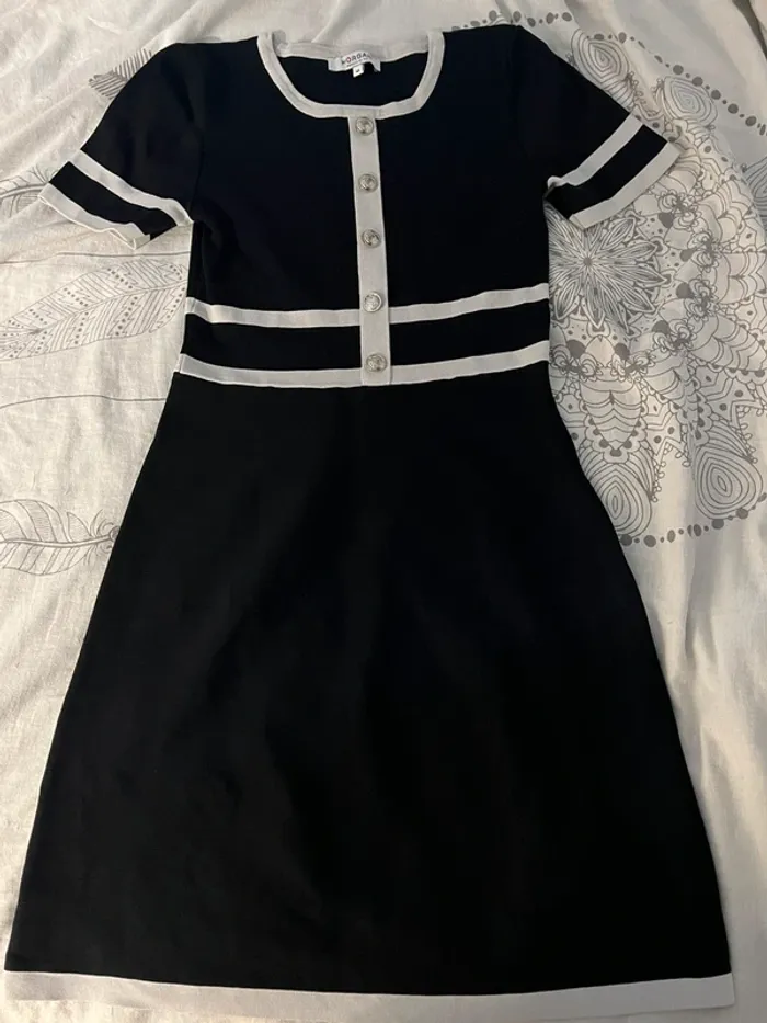 Robe noire et blanche Morgan / 231-Rmlala TM - photo numéro 3