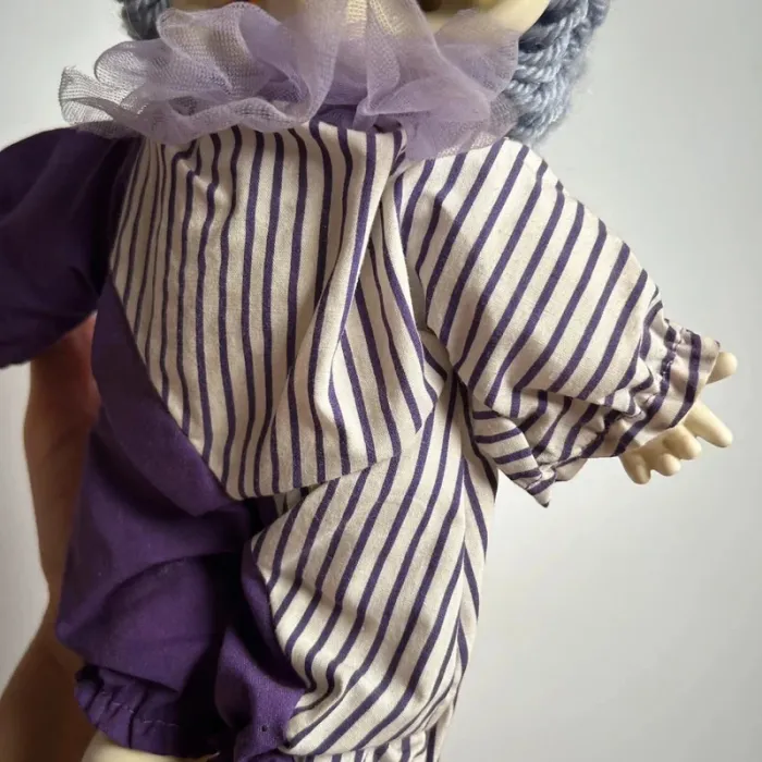 Peluche singe kiki clown violet - photo numéro 4