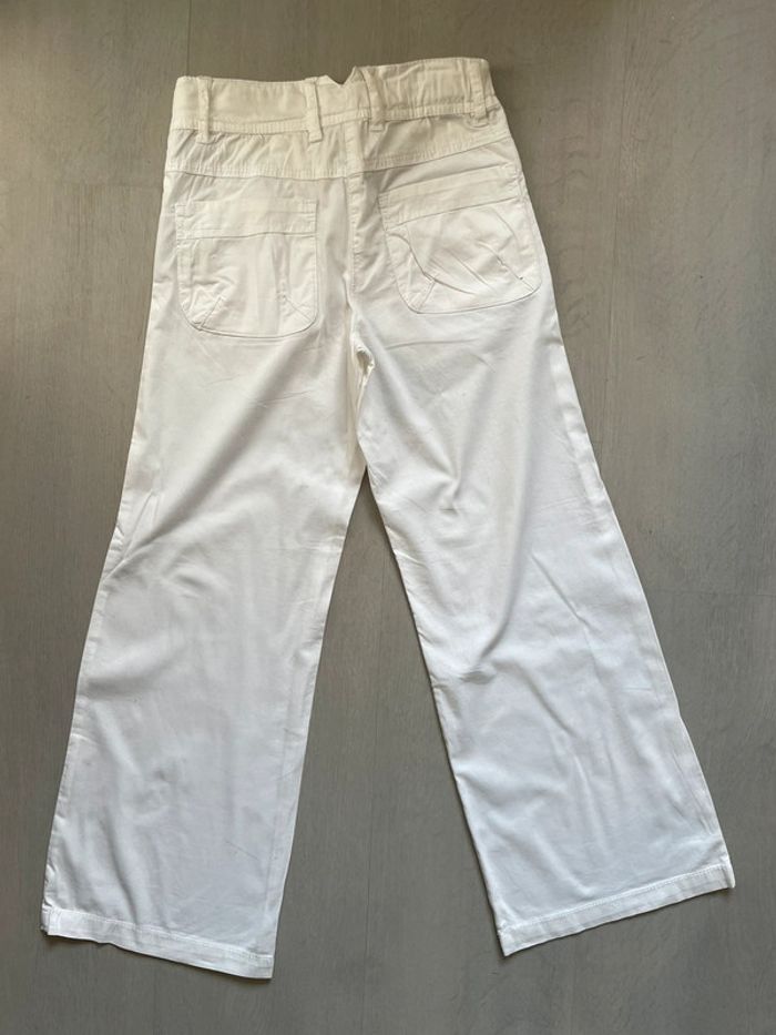 Pantalon blanc fille Caprice de Fille - Taille 8 ans - photo numéro 2