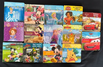 Lot de livres Disney carton