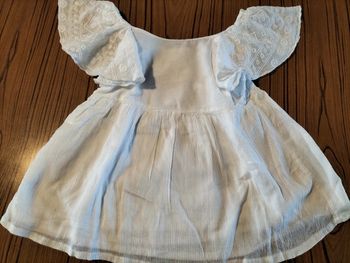 Blouson manches courtes blanches 6ans tape a l'oeil