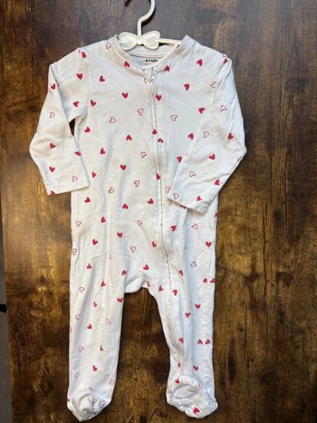 Grenouillère cœur 24m