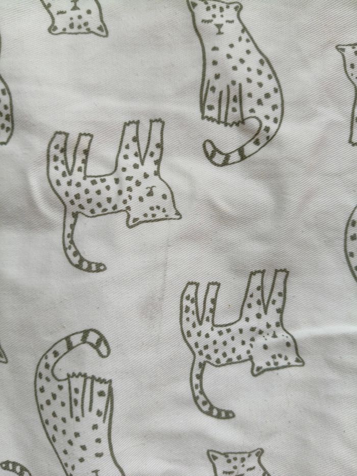 Tapis de jeu bébé mixte Hema kaki blanc animaux 102x82cm - photo numéro 3