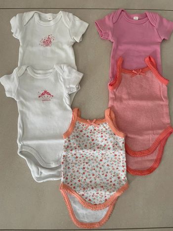 Bodys bébé fille 1 mois