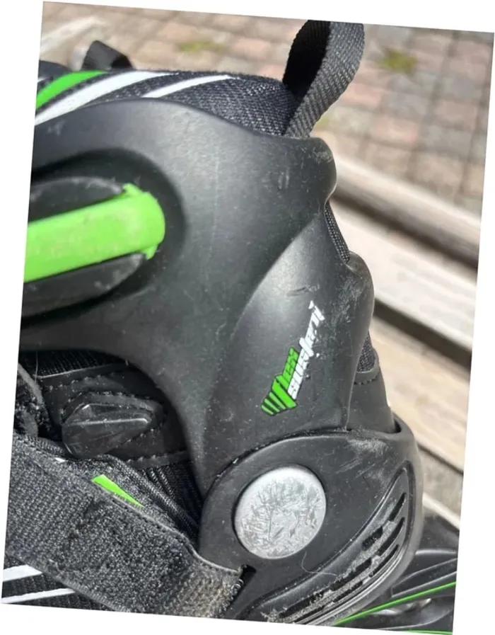 Patins à Roulettes Optimum - Taille Réglable 32 - 35 Idéaux pour Débuter ! - photo numéro 2