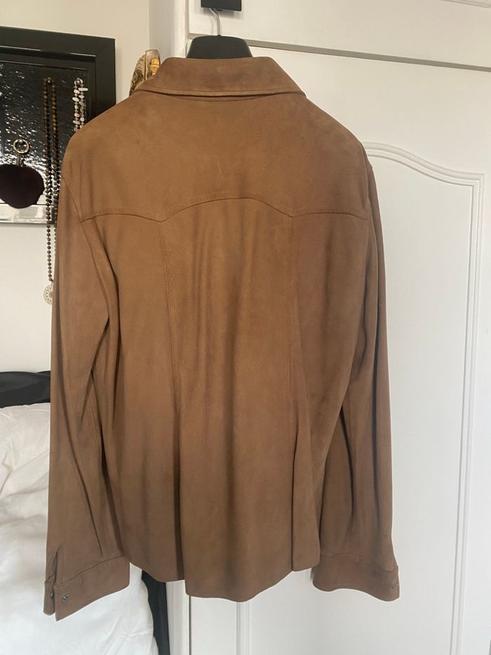 Chemise en daim camel - photo numéro 2
