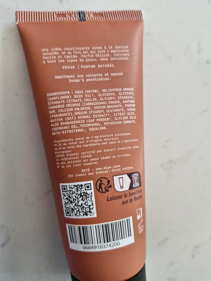Miyé velouté corps soyeux et nourrissant - photo numéro 2