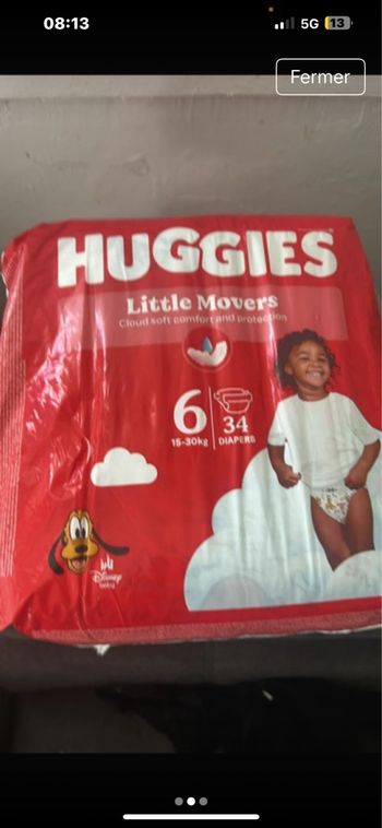 Couches Huggies 