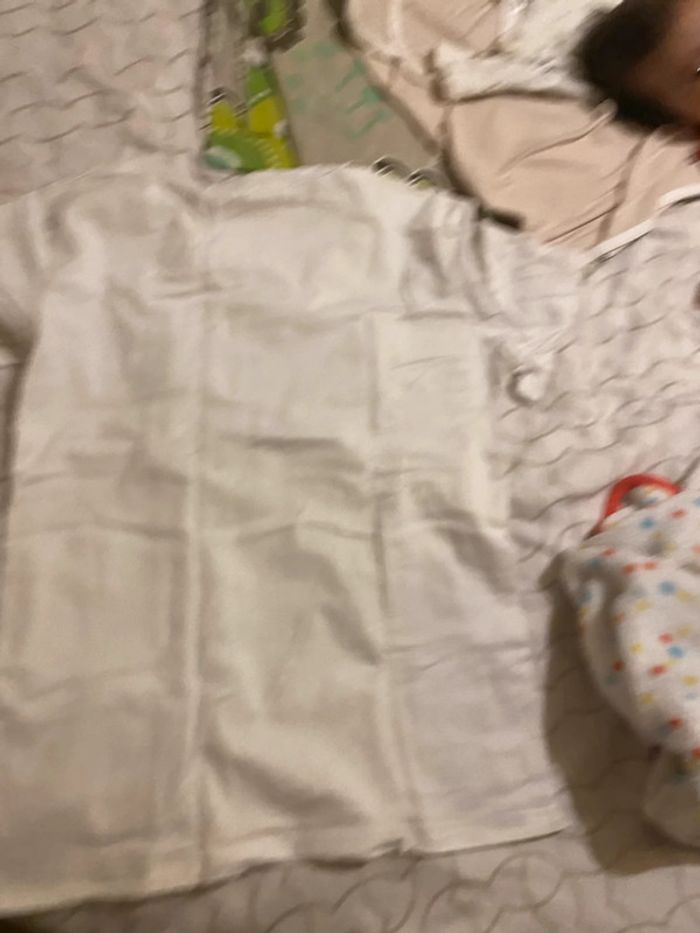 Tee shirt birthday queen doré blanc - photo numéro 3