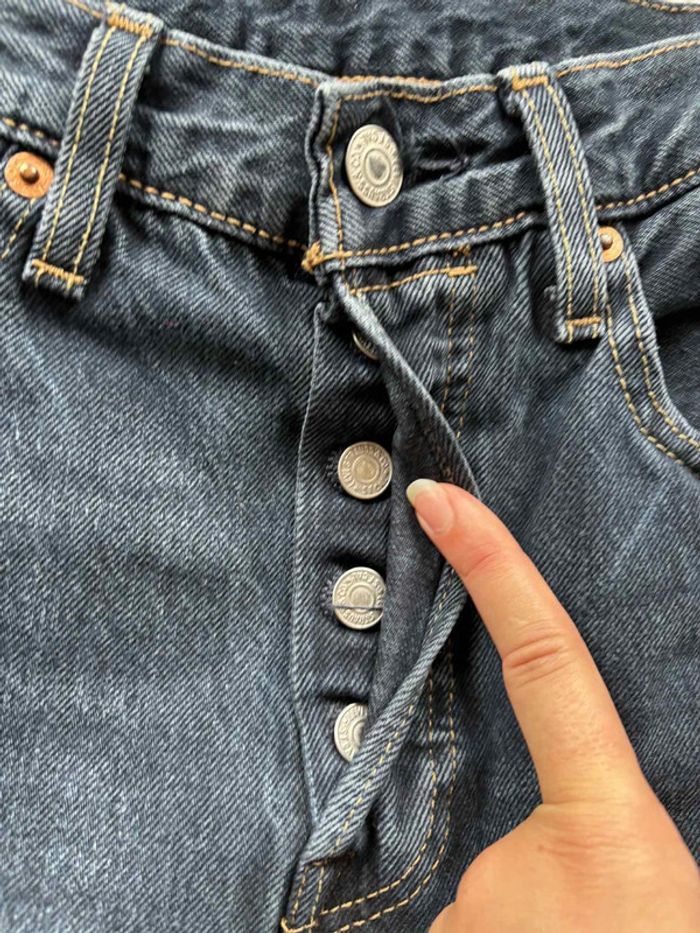 Jean levi’s lot 501 S bleu foncé homme coupe slim taille W28 38 M L32 - photo numéro 7