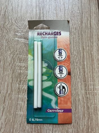 Recharge stylo gomme neufs
