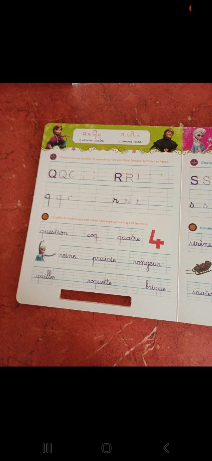 Livre ardoise Reine des neiges - photo numéro 6