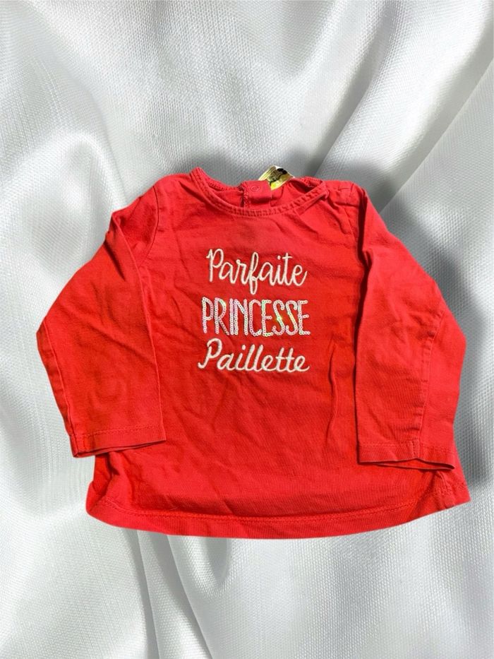 Lot de 6 t‑shirts bébé fille – 18 mois - photo numéro 3