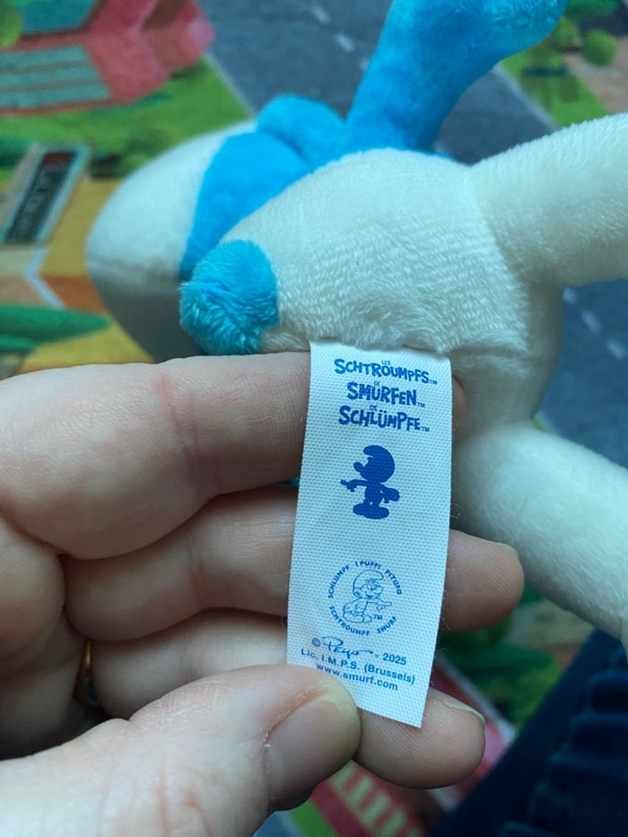 Doudou neuf les schtroumpfs - photo numéro 4
