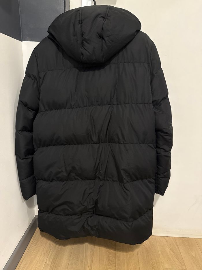Manteau long matelassé à capuche noir taille M 40 - photo numéro 2