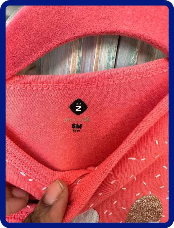 Pyjama en jersey taille 6 mois - photo numéro 4