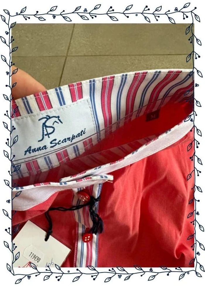 Chemise rose sans manche Anna Scarpati, taille M, valeur 120€ - photo numéro 3