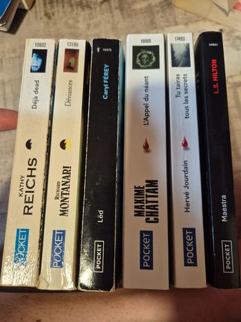 Livre collection pocket policier thriller