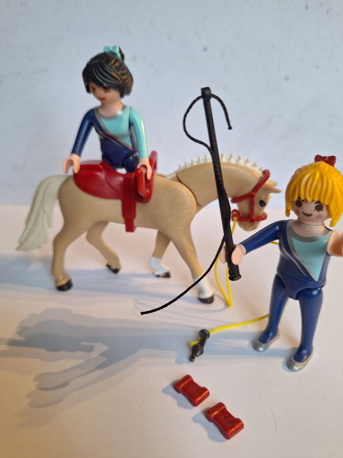 Figurines Playmobil Équitation entraînement voltige - photo numéro 2