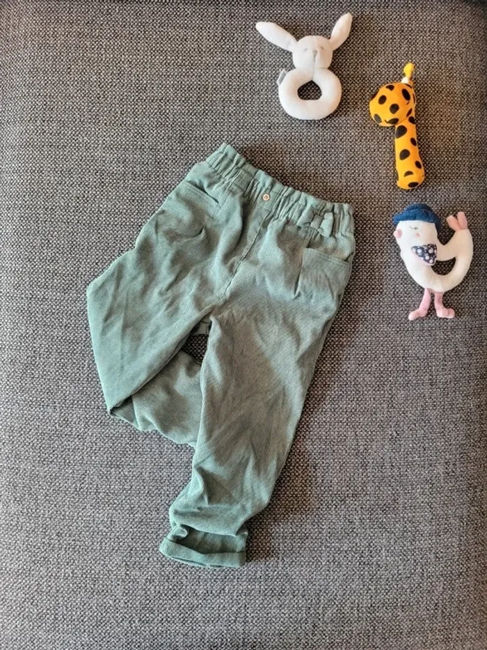 Pantalon doublé fille 36 mois - photo numéro 2