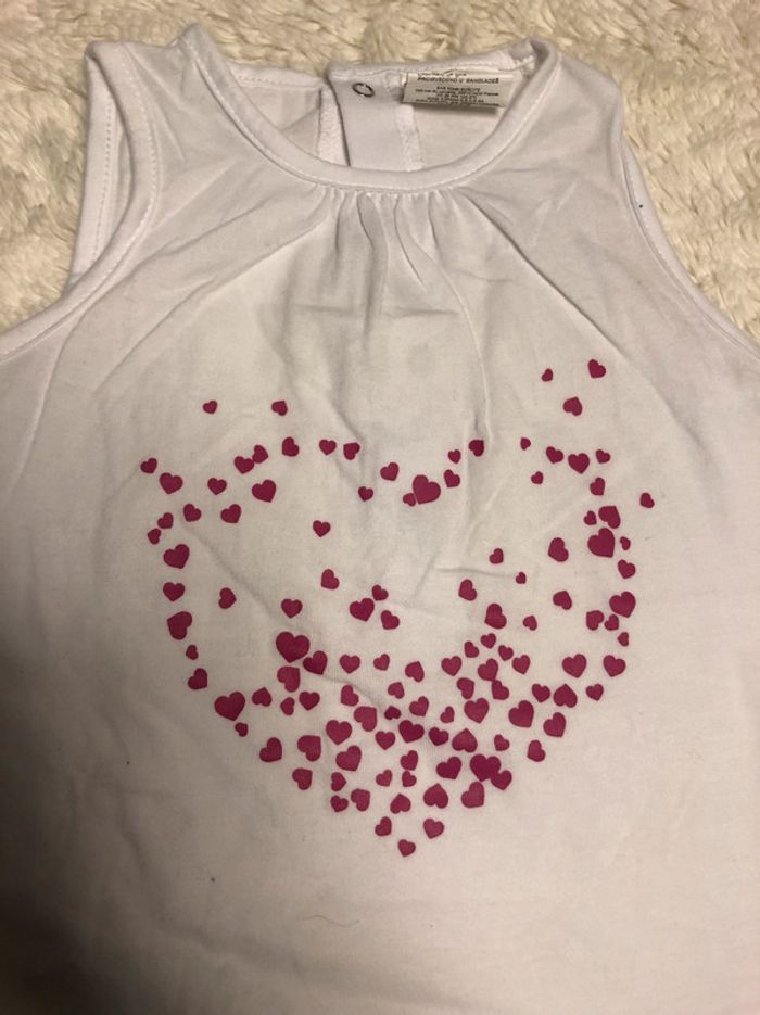 Robe blanche coeurs légère 9m - photo numéro 2