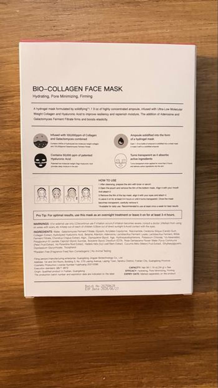 Masques au collagène - photo numéro 3