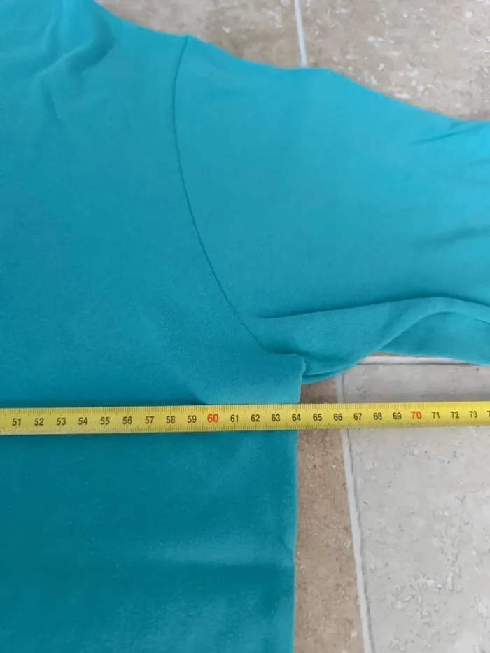 Polo Ralph Lauren homme XL pima coton vert / menthe logo violet excellent état - photo numéro 6