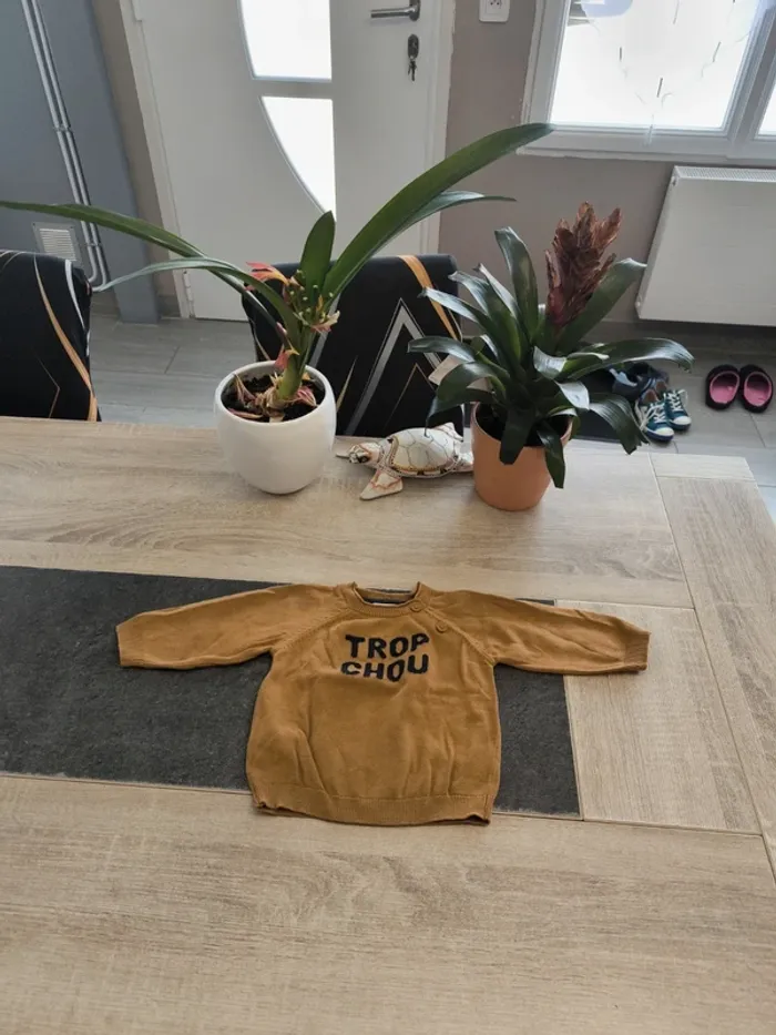 Pull fin garçon 9 mois Tao
