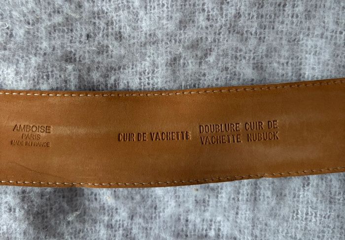 Ceinture en cuir Amboise - photo numéro 4