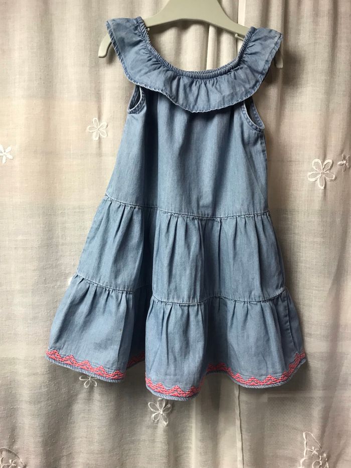 Robe en jeans souple 2 ans Pocopiano - photo numéro 3