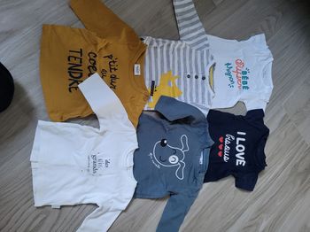 Lot 8 tee shirt et 8 sous pulls garçon 3 mois