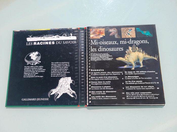 Livre animé de flaps Mi-oiseaux, mi-dragons, les dinosaures, Gallimard Jeunesse (47) - photo numéro 3