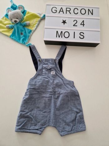 Salopette bleu jean 24m