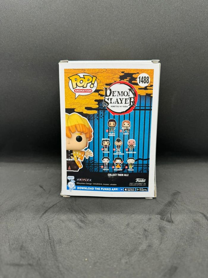 Funko pop demon slayer zenitsu agatsuma 1488 EE Exclusive Limited Edition - photo numéro 4