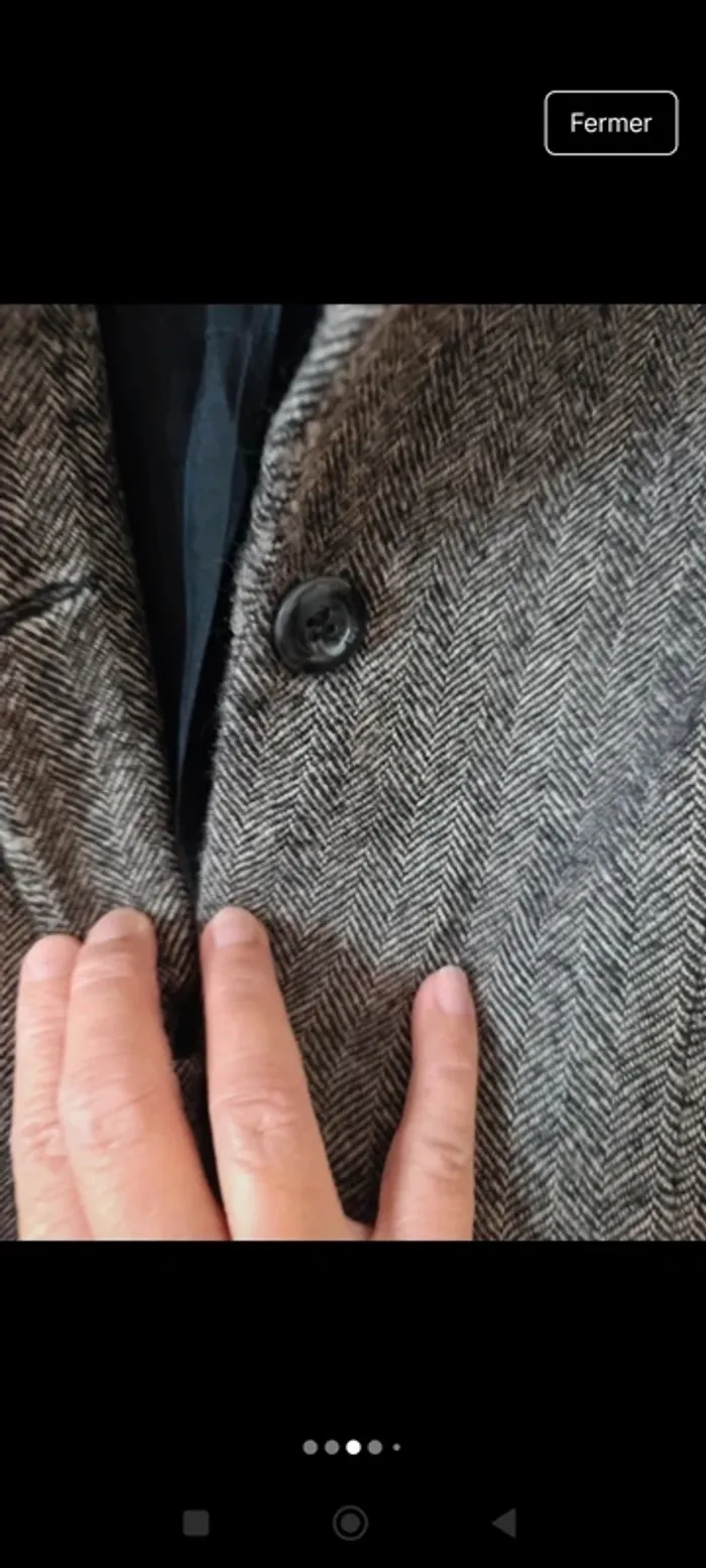 🎀 blazer Vintage ! 💯 Laine, taille 40 , maison 1.2.3 - photo numéro 3