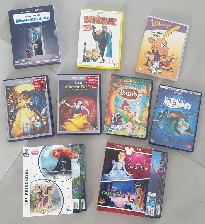Lot DVD Walt Disney et Pixar