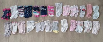 Lot de 25 paires de chaussettes taille 17-20